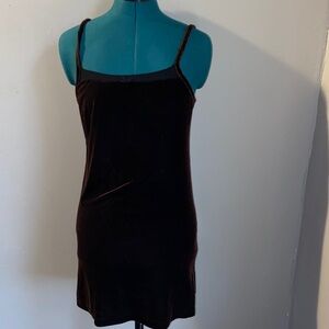 Elegant Black Velvet Dress